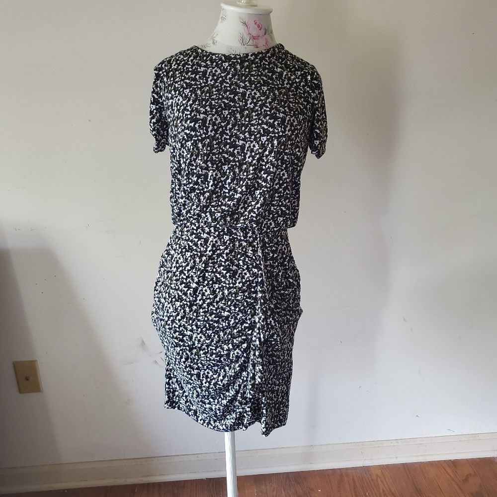 Micheal Kors camo dress ruffle